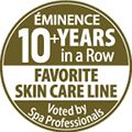 American Spa Professionals' Choice Awards 2019 Winner of Favorite Skin Care Line for Eleven Consecutive Years